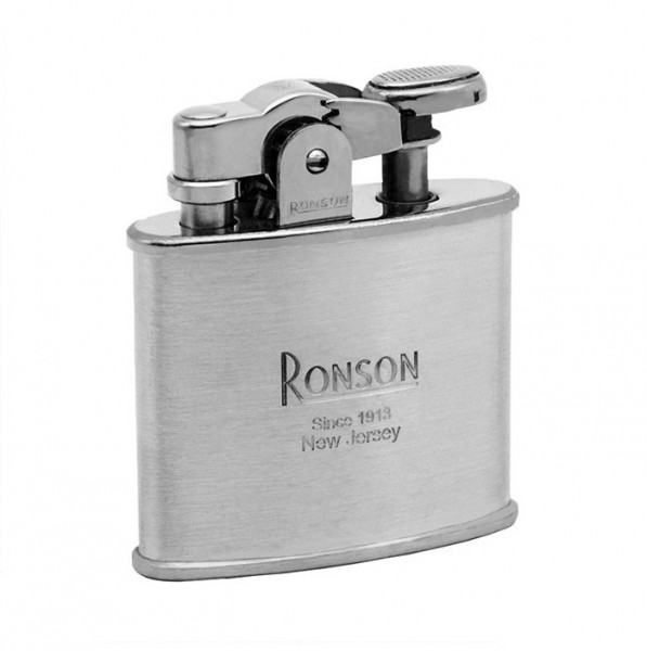 RONSON Benzinfeuerzeug Nostalgia chrom/satin