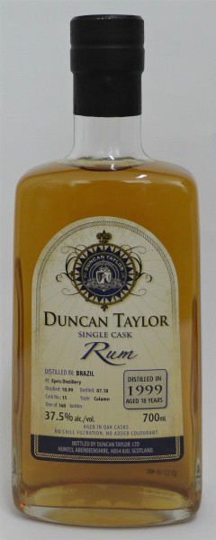 DUNCAN TAYLOR Single Cask Rum Brazil 1999 - 18 Years